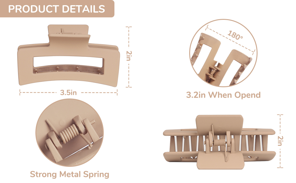 cute small hair claw clips for girls preppy stuff trendy