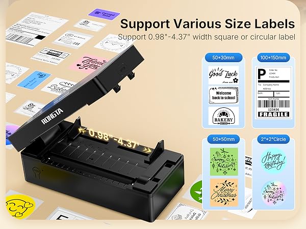 Support Various Size Labels