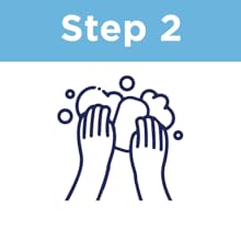 Step 2: Work the bar into a lather with your hands