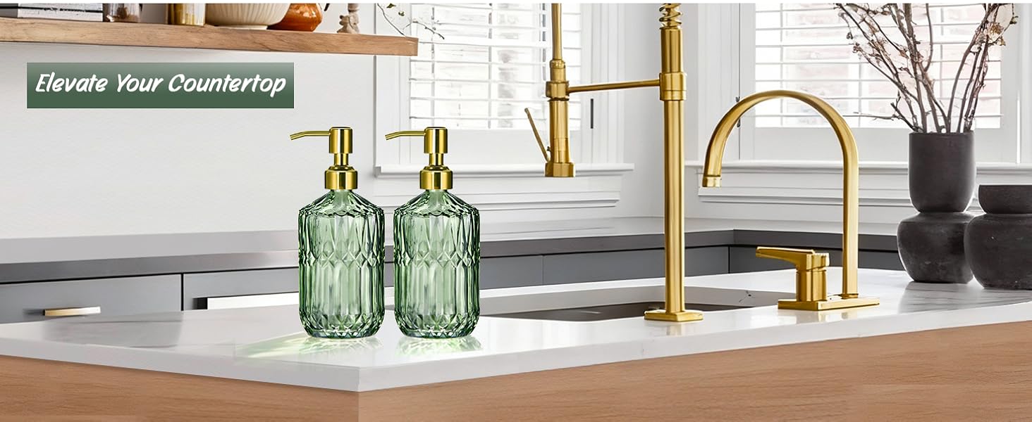 glass soap dispenser dish soap dispenser for kitchen soap dispenser kitchen hand soap dispenser