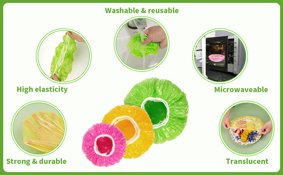 washable and reusable bowl covers