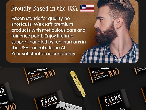 Facón Straight Razors for Men