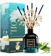 Reed Diffuser Set, Bamboo Reed Diffuser 6.7 fl oz (200 ml) with 6 Reed Sticks, Home Fragrance Ree...