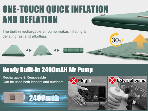 self inflating memory foam sleeping pad