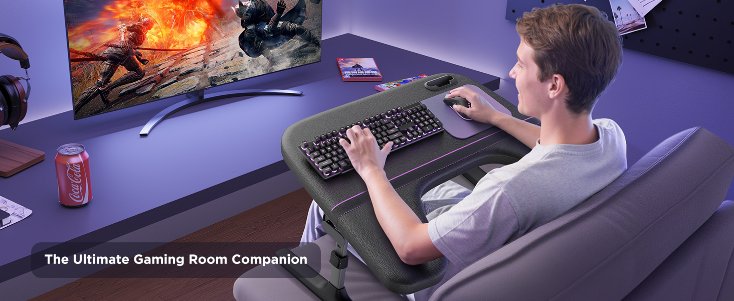 lap desk bed desk lap desks for adults laptop stand for bed table lap tray gaming pillow bed table