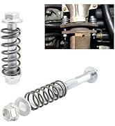 M8x1.25x75mm Exhaust Bolts and Nuts Kit,Includes 2 Sets Exhaust Manifold Bolts+Exhaust Springs+Nu...