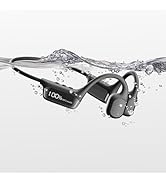 IHAO Swimming Headphones True Bone Conduction Open Ear Headset MP3 Player Built-in 32G Memory IP6...