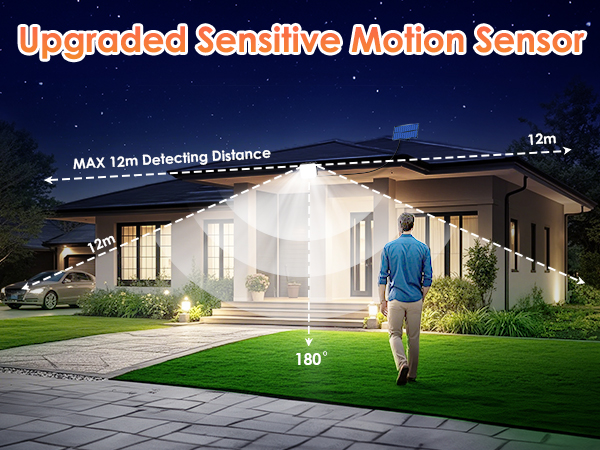 solar powered motion lights for outside solar security light solar flood lights outdoor waterproof ?