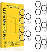 YWXTW [5 Pack] Camera Lens Protector Compatible with iPhone 13 Pro Max 6.7" / 13 Pro 6.1" Tempere...