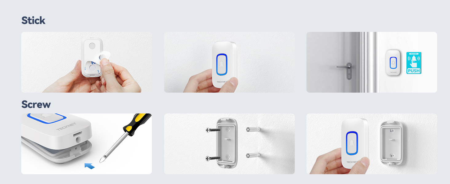 rgb wireless doorbell