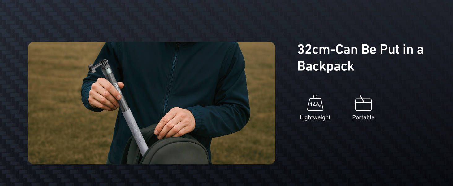 Selfie Stick Long Pole Invisible for GoPro