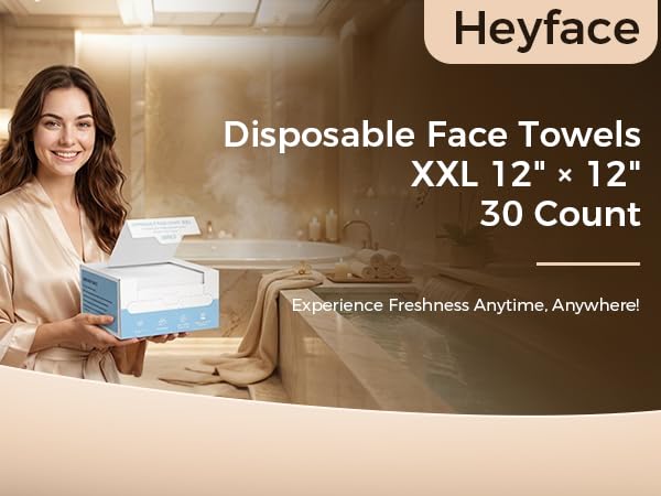 DISPOSABLE FACE TOWELS XXL 30 COUNT