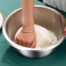 Makerstep Over the Sink Colander Strainer Basket Stainless Steel, with RubberLarge Kitchen Gadgets