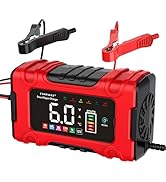FASTAGEI LiFePO4/Lead Acid Battery Charger Smart Battery Trickle Charger 12V 6A Automotive Batter...