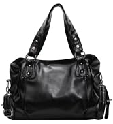 OANTGM City Bowling Bags Trendy Y2k Streetwear Women's Leather Tote Bag Preppy Cute Purse