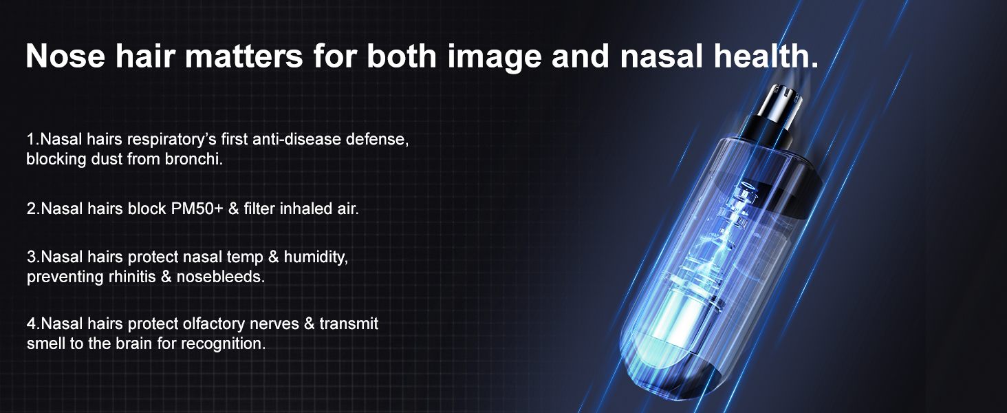 Nasal hair’s importance for image &amp;amp;amp; health, 4 key functions, + nasal hair trimmer.