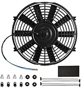 Mupera Electric Radiator Cooling Fan - Universal Slim Fan Push Pull, Electric Radiator Cooling As...