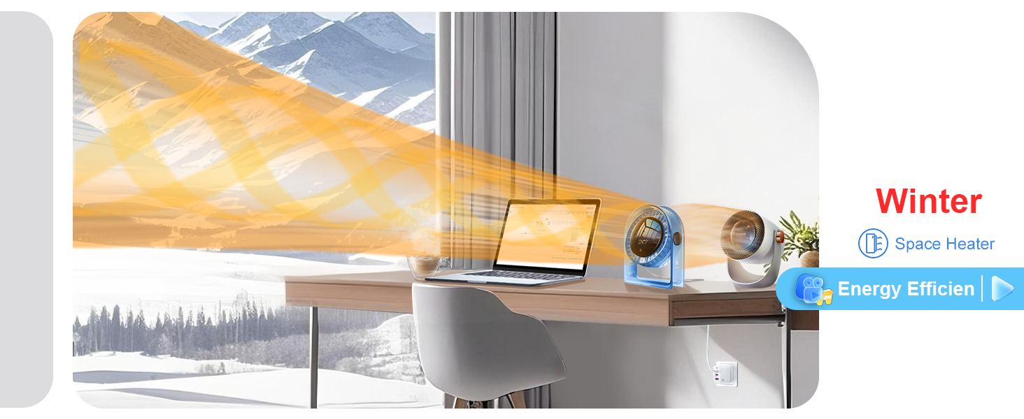 desk fan suitable for Office Garage Workshop Indoor Bedroom Kitchen Living Room Travel Bathroom