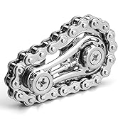 Cool Sprockets Fidget Chain, Assemble Fidget Spinner Ring Toys for Kids Adults, Metal Fidgeting S...
