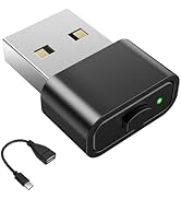 KUIYN Mouse Jiggler, Mouse Mover Device Undetectable, Jiggler Mouse Mover, with Metal USB-A/C Por...