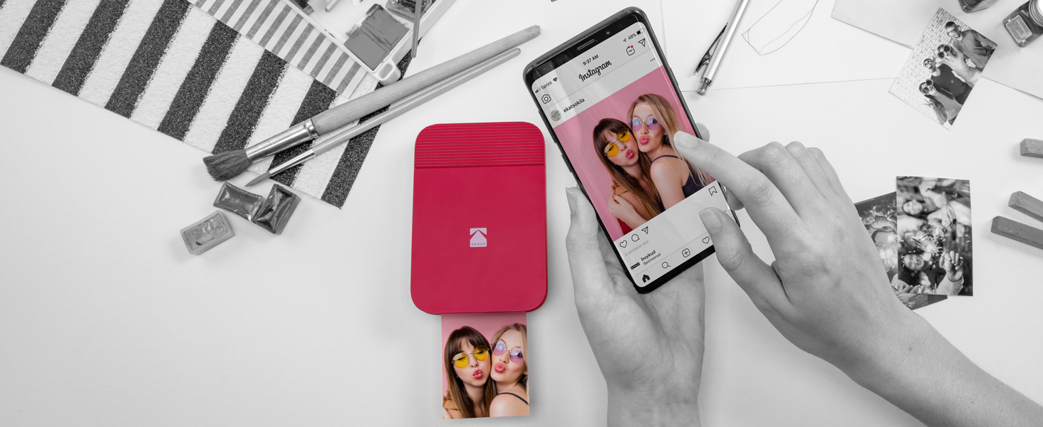 Kodak Smile Printer download app edit print share 