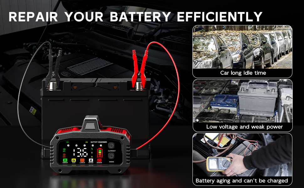 5A Smart Car Battery Charger