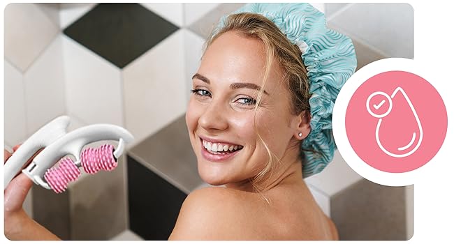 Multi use massage roller for dry and wet use