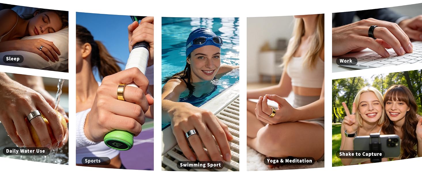 smart ring women fitness health men step tracker sleep anillo inteligente mujer anillos