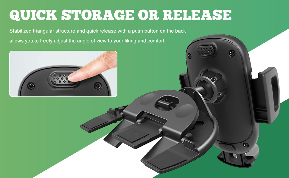 Quick Storage Or Release