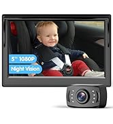 Itomoro Baby Car Camera with 5''HD Display, Car Camera for Baby with Night Vision Function Baby B...