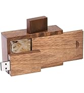 32GB Wooden Flash Drive USB 3.0 TATMOHIK Walnut Wood USB Flash Drive High Speed Thumb Drive Memor...