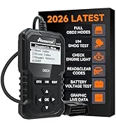 OBD2 Scanner, V410 Car Scanner Diagnostic Tool: Engine Fault Code Reader Scan Tool with Live Data...