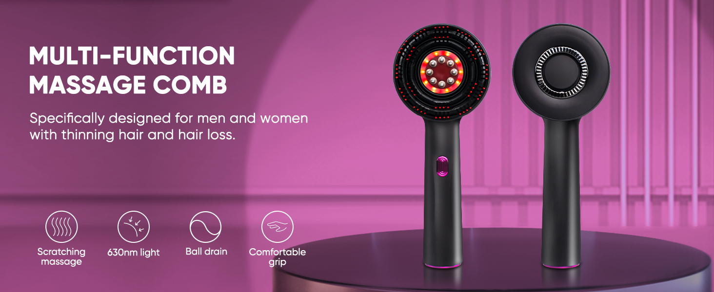 scalp massager hair growth electric scalp massaging brush