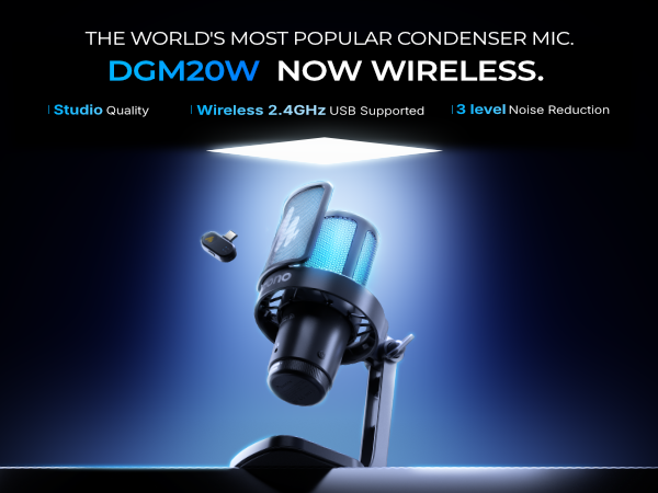 wireless gaming microphone for pc DGM20W