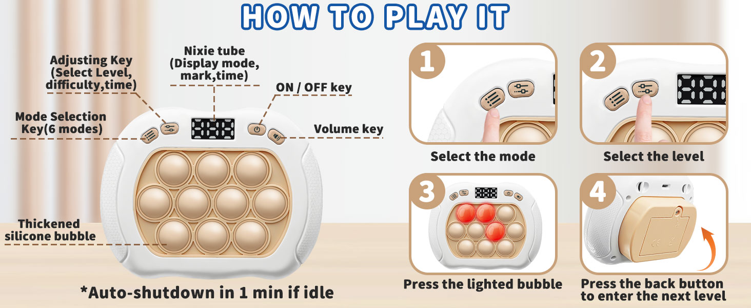 Fast Push Pop It Game