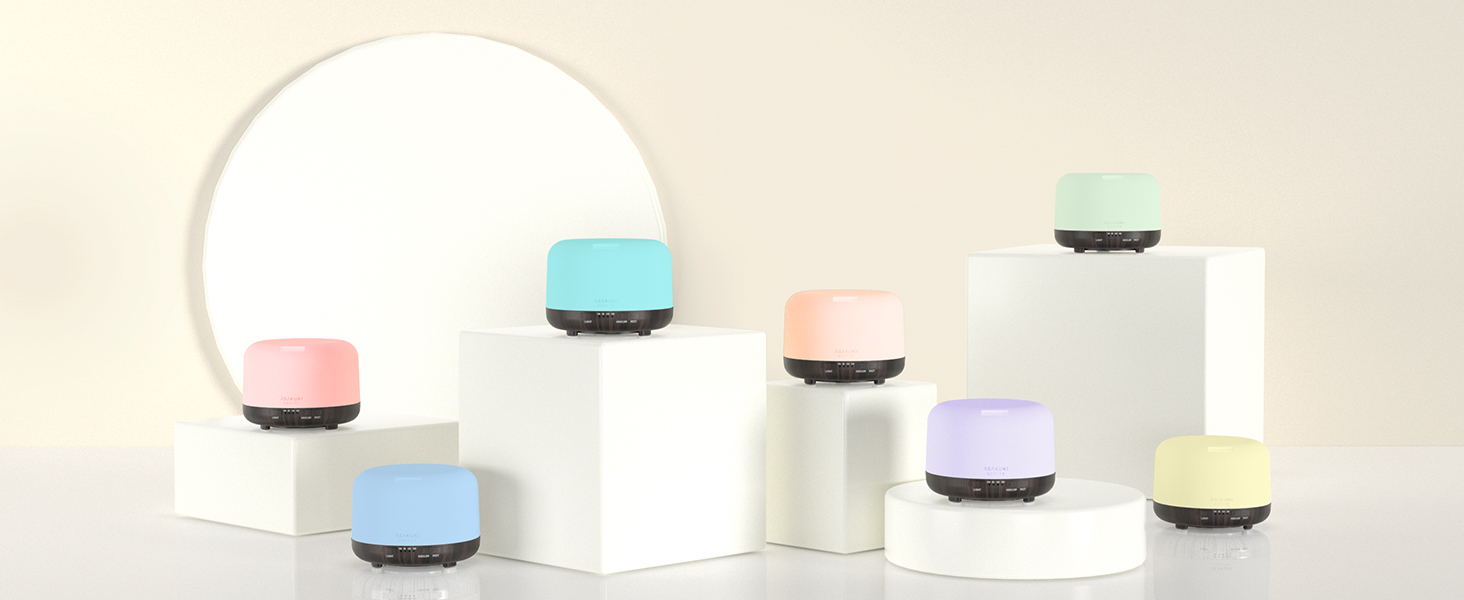 room scent diffuser with small lamp