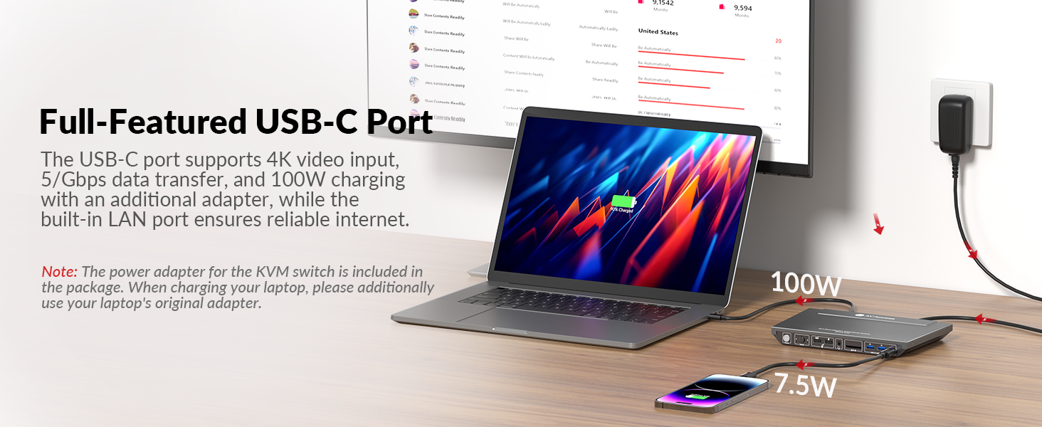 kvm switch docking station