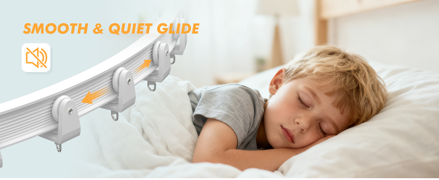 Flexible Bendable Ceiling Curtain Track