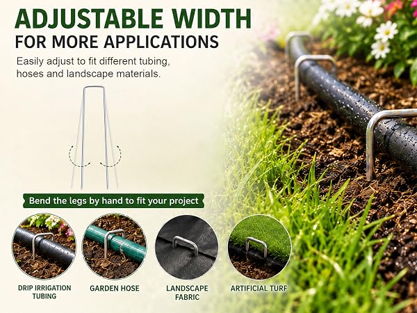 weed barrier stakes