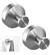 Suction Cup Hooks for Shower, Removable Shower Hooks for Bathroom Window Door Wall, No-Drill Towe...