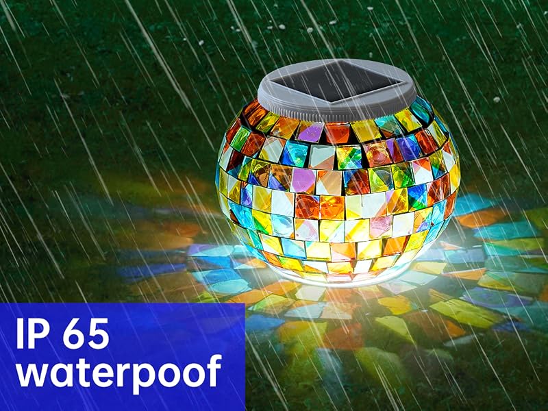 mosaic solar lights outdoor solar garden lights