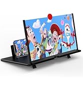 14" Screen Magnifier for Cell Phone, Mobile Phone 3D HD Magnifying Projector Screen Enlarger for ...
