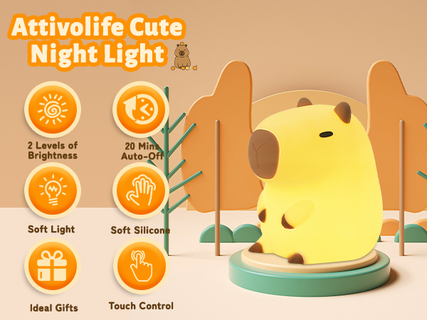 Capybara Night Light