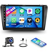[2+64G] Android 13 Car Stereo for Mazda 3 2004-2009 with Wireless Carplay Android Auto,9" Touchsc...