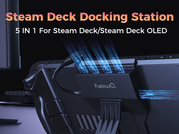 5 in 1 steam deck docking station
