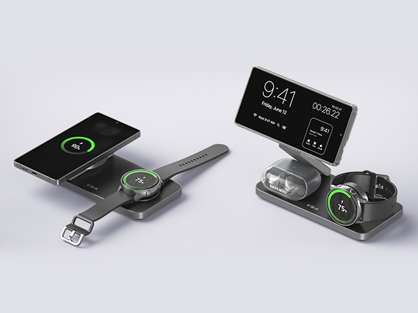3 in 1 Foldable Magnetic Wireless Charging Station for Samsung