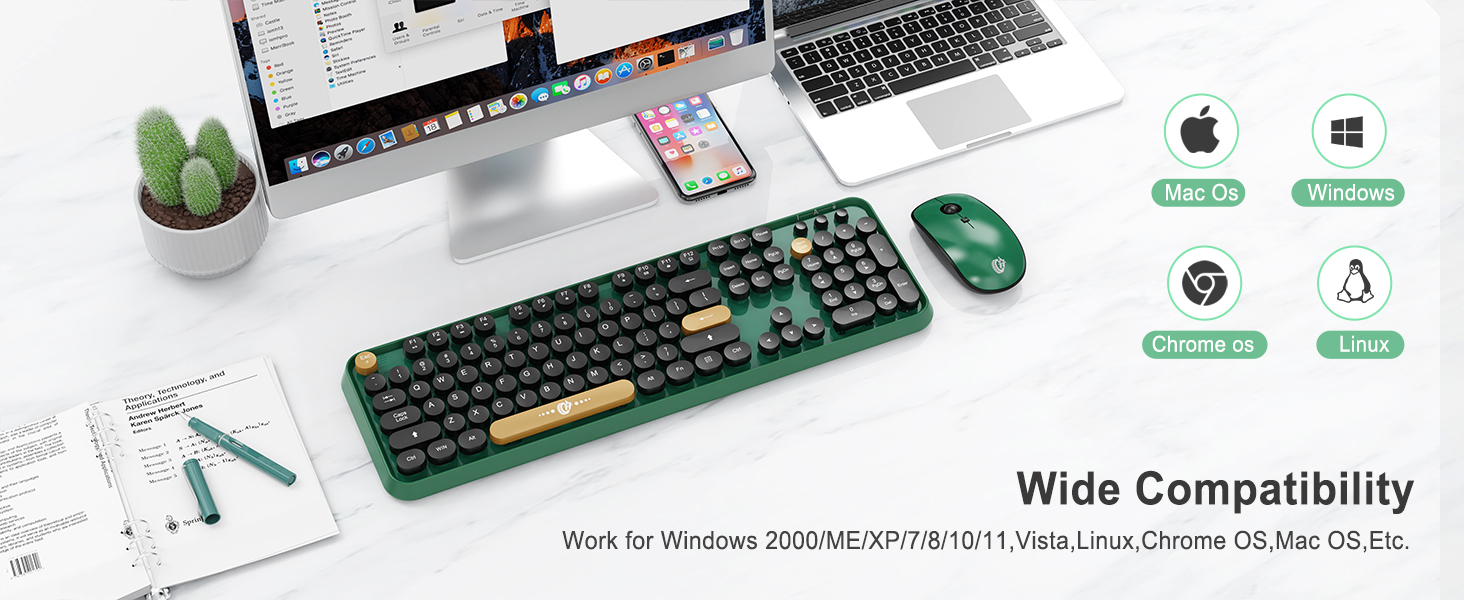 Wireless Keyboard and Mouse Combo
