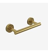 BWE Toilet Paper Holder Wall Mount, Brushed Titanium Gold and Corrosion Resistant SUS 304 Stainle...