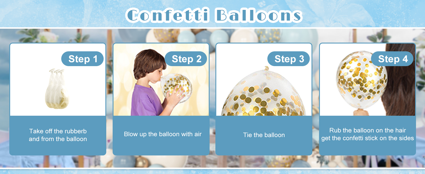  blue balloons