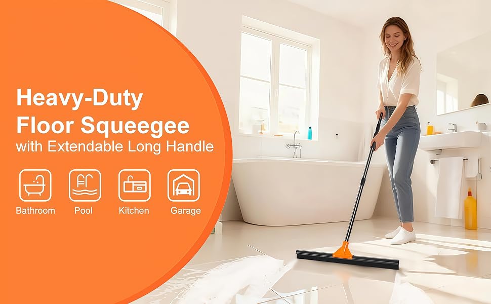 heavy duty floor squeegee